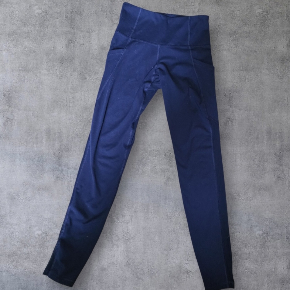🔷️ Old Navy Active Navy Blue Leggings Sz SP